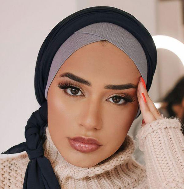 مدل بستن روسری زیر چادر برای خانم های محجبه بسیار زیبا