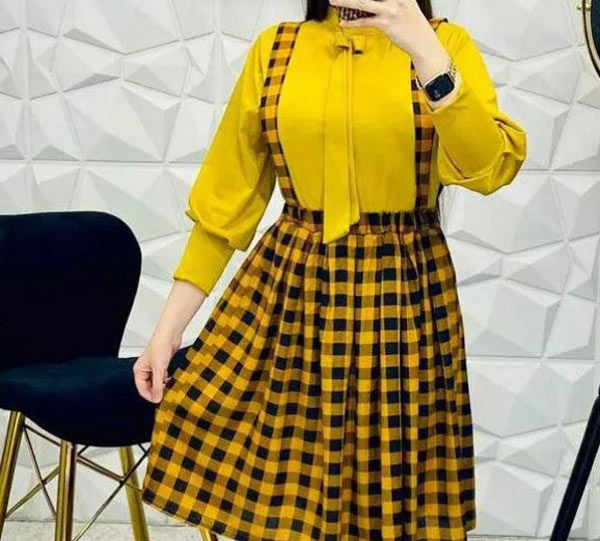 مدل بلوز دامن چسبیده به هم شیک مجلسی برای خانم های سخت پسند