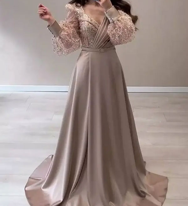 مدل پیراهن مجلسی بلند زنانه و دخترانه شیک برای مراسم خاص
