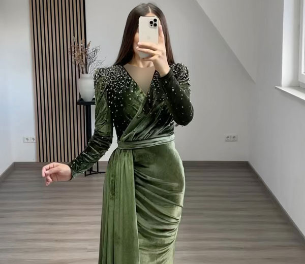 مدل پیراهن مخمل زنانه و دخترانه برای عروسی و مجالس خاص