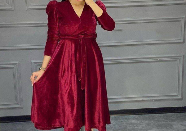 مدل پیراهن مخمل زنانه و دخترانه برای عروسی و مجالس خاص