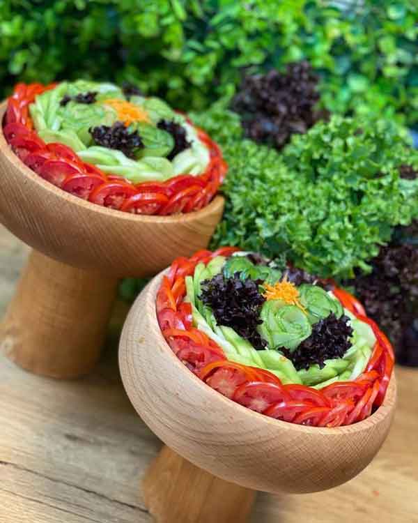 طرز تهیه سالاد فصل رستورانی ترشی سالاد فصل سالاد فصل رژیمی
