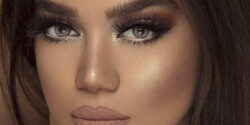 عکس آرایش صورت ملایم مجلسی بسیار زیبا با تکنیک های جدید