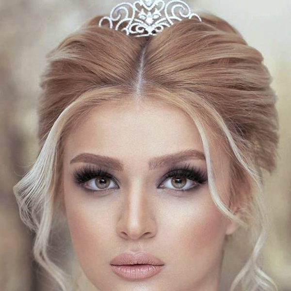 عکس آرایش صورت ملایم مجلسی بسیار زیبا با تکنیک های جدید