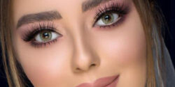 عکس آرایش صورت ملایم مجلسی بسیار زیبا با تکنیک های جدید