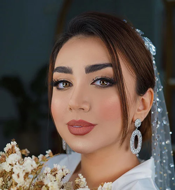 عکس آرایش صورت ملایم مجلسی بسیار زیبا با تکنیک های جدید