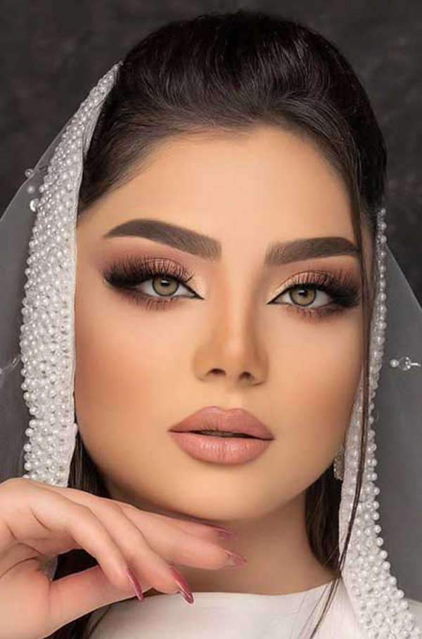 آرایش صورت و مو به سبک جدید بسیار زیبا برای جشن و عروسی