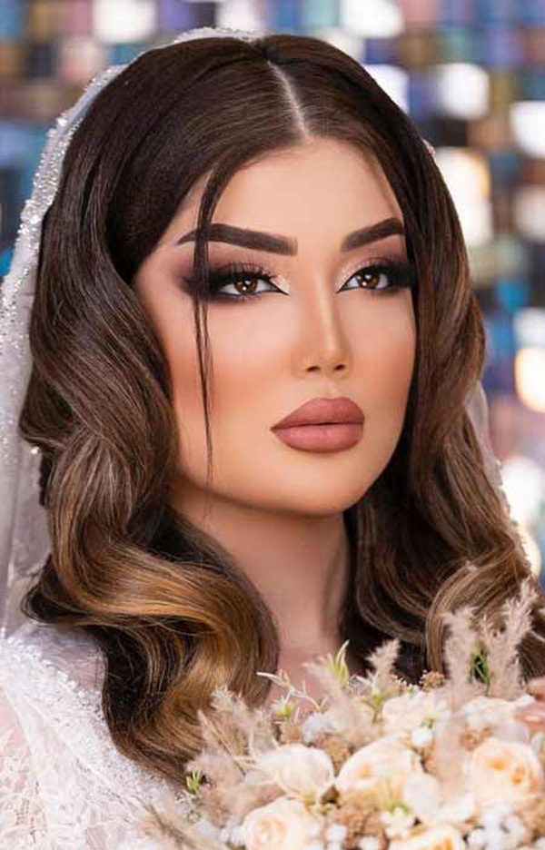 آرایش صورت و مو به سبک جدید بسیار زیبا برای جشن و عروسی