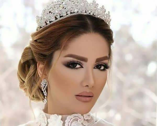آرایش صورت و مو به سبک جدید بسیار زیبا برای جشن و عروسی