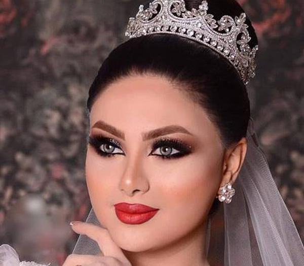 آرایش صورت و مو به سبک جدید بسیار زیبا برای جشن و عروسی