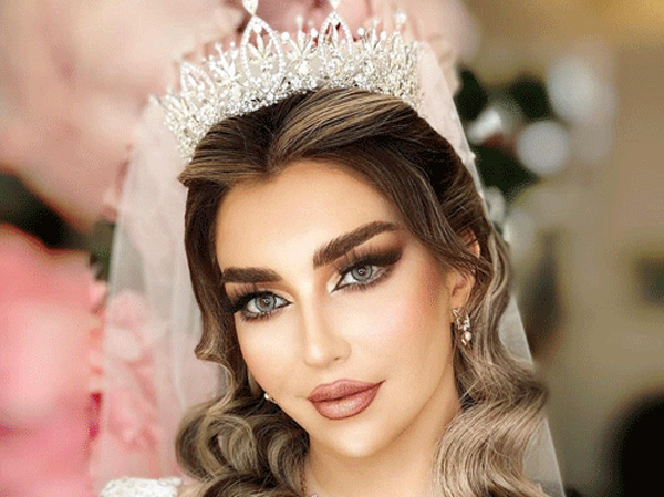 آرایش صورت و مو به سبک جدید بسیار زیبا برای جشن و عروسی