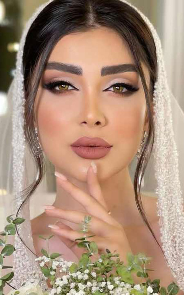 مدل آرایش عروس عروسکی شیک و خاص خانومانه لاکچری