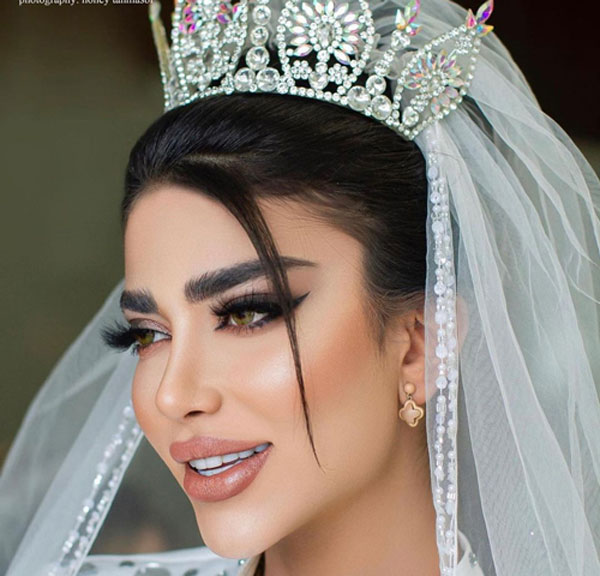 مدل آرایش عروس عروسکی شیک و خاص خانومانه لاکچری