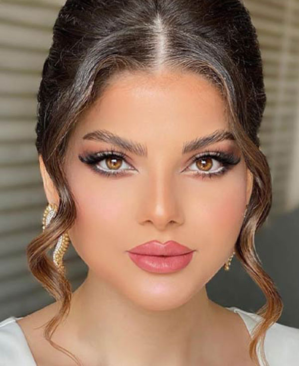 مدل آرایش عروس عروسکی شیک و خاص خانومانه لاکچری