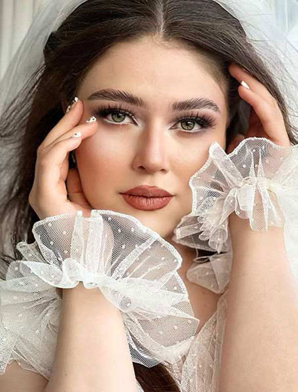 مدل آرایش عروس عروسکی شیک و خاص خانومانه لاکچری
