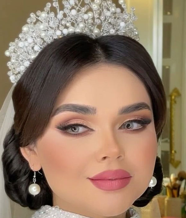 مدل آرایش عروس عروسکی شیک و خاص خانومانه لاکچری