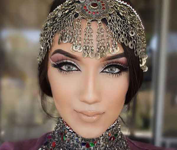 مدل آرایش عروس بلوچ عروسکی و خاص با میکاپ ترند سال
