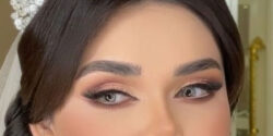 مدل آرایش عروس صورت گرد + عروس های صورت گرد باید به این سبک آرایش بشن