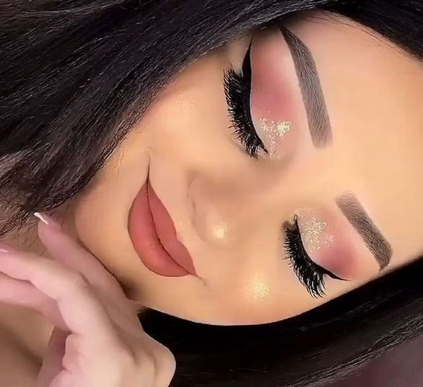 مدل آرایش عروس ترکی خاص و ساده عروسکی مناسب هر فرم صورت