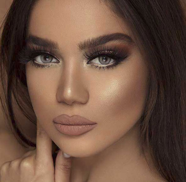 مدل آرایش عروس ترکی خاص و ساده عروسکی مناسب هر فرم صورت