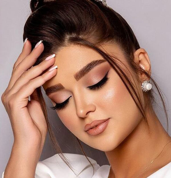 مدل آرایش عروس ترکی خاص و ساده عروسکی مناسب هر فرم صورت