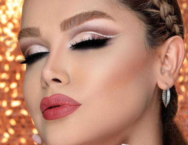 مدل آرایش چشم عروس ساده و لایت بسیار جذاب و خیره کننده