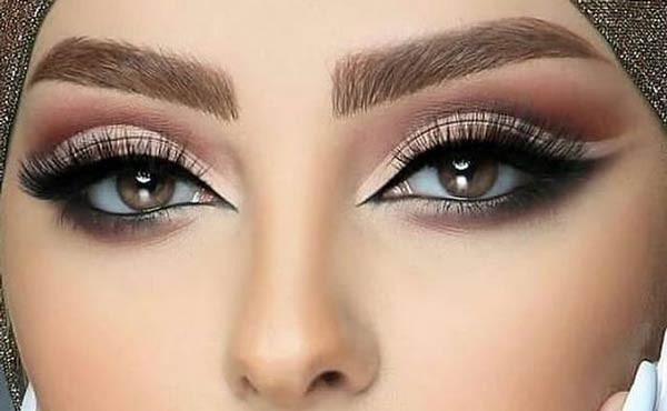 مدل آرایش چشم عروس ساده و لایت بسیار جذاب و خیره کننده