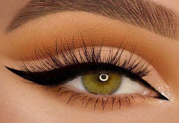 مدل آرایش چشم عروس ساده و لایت بسیار جذاب و خیره کننده