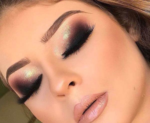 مدل آرایش چشم عروس ساده و لایت بسیار جذاب و خیره کننده