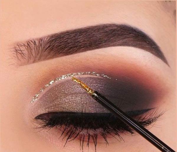 مدل آرایش چشم عروس ساده و لایت بسیار جذاب و خیره کننده