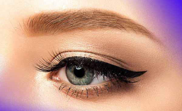 مدل آرایش چشم دخترانه جذاب و بسیار زیبا با سایه های ملایم