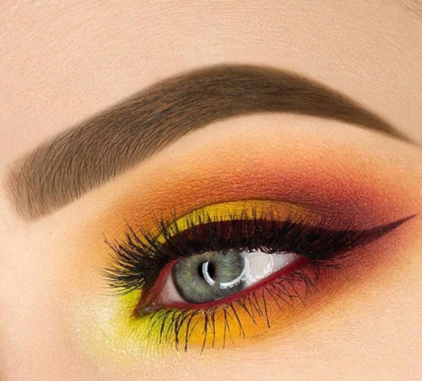 مدل آرایش چشم درشت با ترفندهای ساده و بسیار زیبا