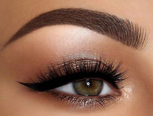 مدل آرایش چشم ملایم دخترانه ساده جذاب و خیره کننده