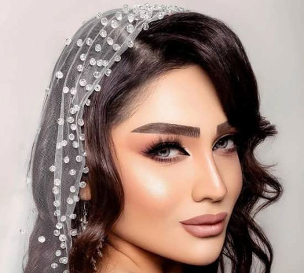 مدل آرایش صورت عروس جدید با تکنیک لایت ایرانی و اروپایی زیبا