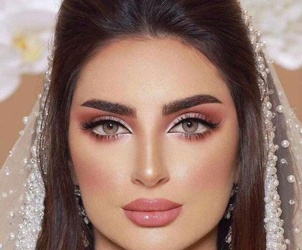 مدل آرایش صورت عروس جدید با تکنیک لایت ایرانی و اروپایی زیبا