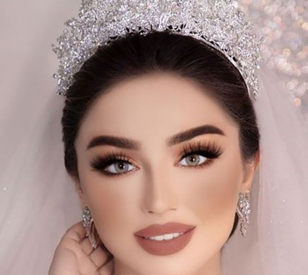 مدل آرایش صورت عروس جدید با تکنیک لایت ایرانی و اروپایی زیبا