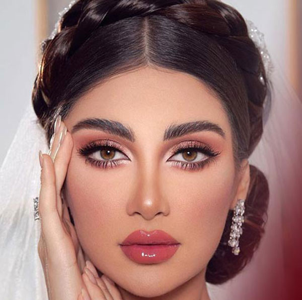 مدل آرایش صورت عروس جدید با تکنیک لایت ایرانی و اروپایی زیبا