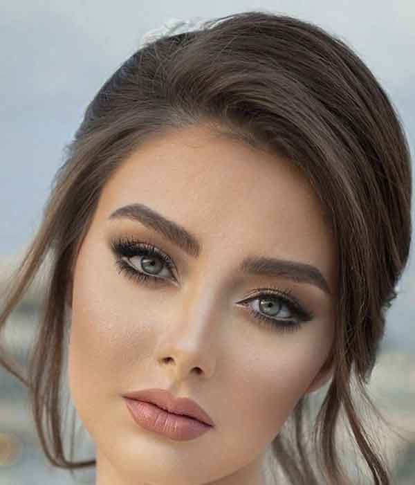 مدل آرایش صورت عروس جدید با تکنیک لایت ایرانی و اروپایی زیبا