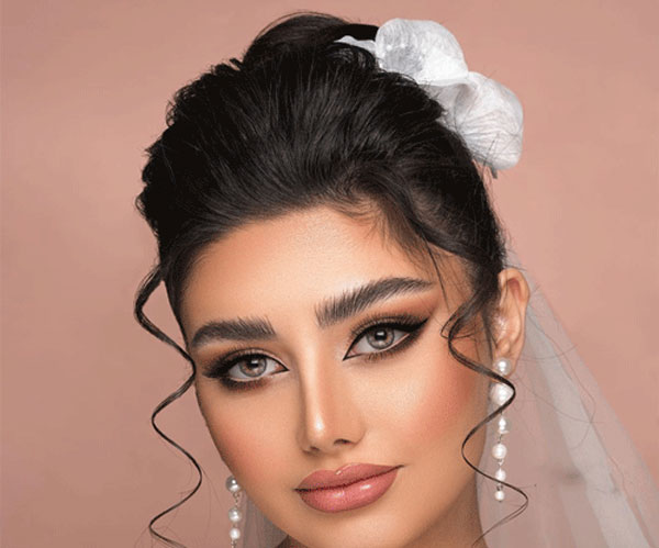 مدل آرایش صورت عروس جدید با تکنیک لایت ایرانی و اروپایی زیبا