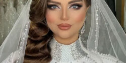 مدل آرایش صورت گرد شیک و ساده با تکنیک روز دنیا