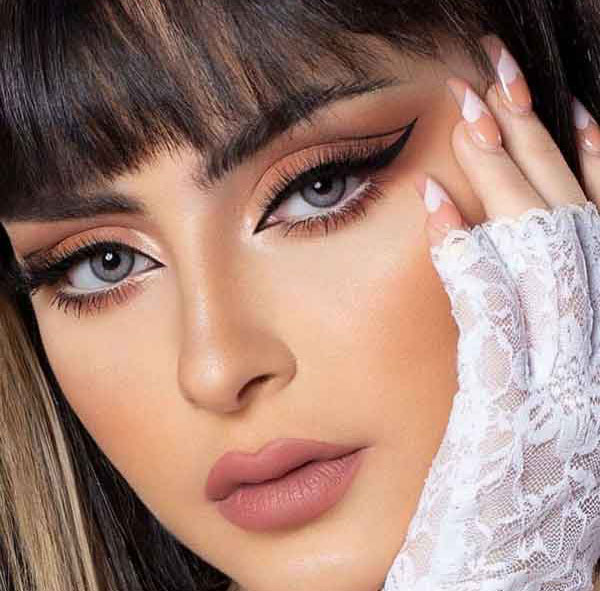 مدل آرایش صورت ملایم و ساده بسیار زیبا با تکنیک به روز