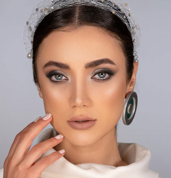 مدل آرایش صورت ملایم و ساده بسیار زیبا با تکنیک به روز