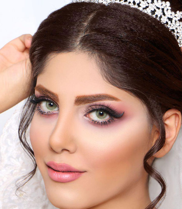 مدل آرایش صورت ملایم و ساده بسیار زیبا با تکنیک به روز