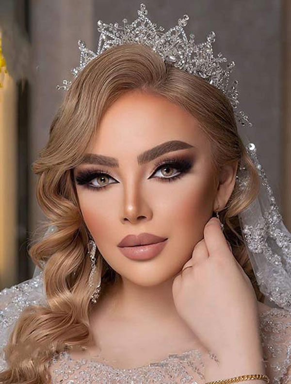 مدل آرایش عروس جدید خاص لایت و کلاسیک جذاب و شیک