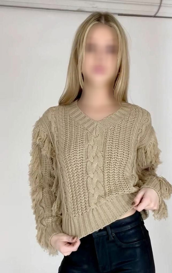 مدل بلوز بافتنی دخترانه و زنانه شیک با سبکی متفاوت و جذاب جدید