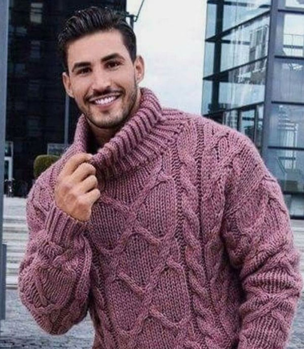 مدل بلوز بافتنی مردانه جدید ساده و طرحدار شیک برای خاص پسندا