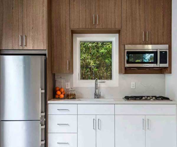 مدل کابینت آشپزخانه کوچک ایرانی جدید بسیار شیک با دکوراسیونی خاص