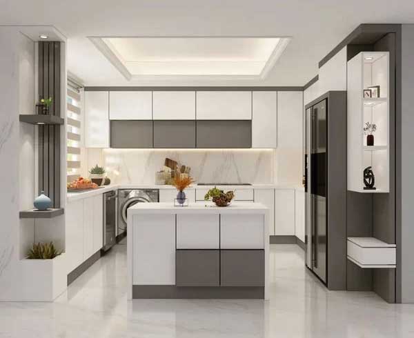 مدل کابینت آشپزخانه کوچک ایرانی جدید بسیار شیک با دکوراسیونی خاص