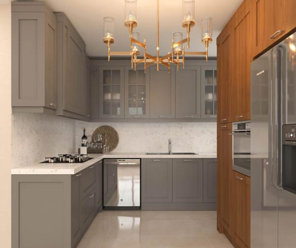مدل کابینت آشپزخانه با طراحی جدید کلاسیک و مدرن