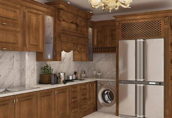 مدل کابینت آشپزخانه با طراحی جدید کلاسیک و مدرن